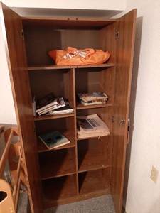 lot 1502 image: Cabinet with Contents - In Basement