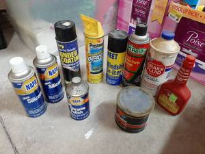 lot 1613 image: Assorted Automotive Fluids