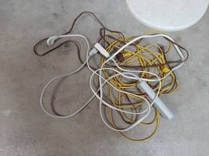 lot 1624 image: Assorted Extension Cords and Power Strip
