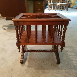 lot 1694 image: Carl Forslund Beth Lee magazine rack