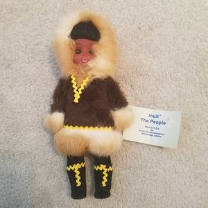lot 1746 image: Inuit the people doll - made in USA for Artic Circle Enterprises Anchorage, Alaska