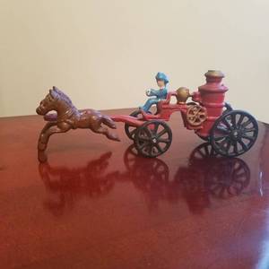 lot 1849 image: cast iron fire engine