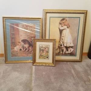 lot 1862 image: 3 framed pictures