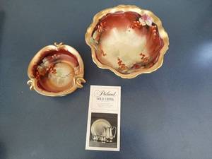 lot 1753 image: 2 Pieces Pickard Gold China