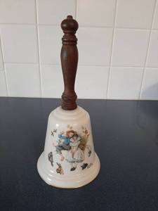 lot 1762 image: Gorham Bell with Norman Rockwell Scene