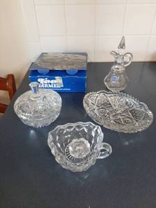 lot 1779 image: Imperial Vinegar Cruet and Glassware