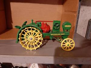 lot 1838 image: Metal Waterloo Boy Model Tractor