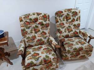 lot 1909 image: 2 Rocking Recliners - in Basement