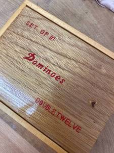 lot 19 image: set of 91 dominoes