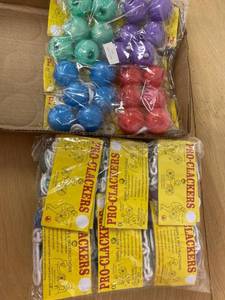 lot 83 image: 24 clacker toys