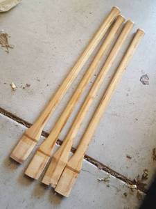 lot 222 image: 4 axe handles