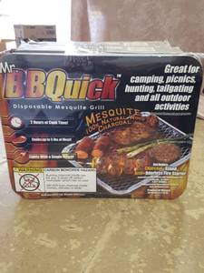 lot 1182 image: 3 disposable Mesquite grills