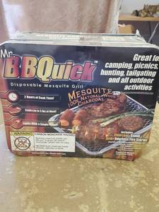 lot 1188 image: 3 disposable Mesquite Grills