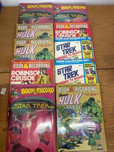 lot 1514 image: 20 assorted book & recording sets