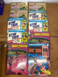 lot 1515 image: 10 assorted book & record sets