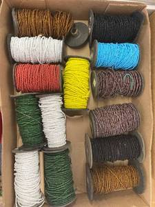 lot 1541 image: 14 rolls of colorful beaded strands