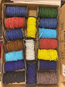 lot 1542 image: 17 rolls of colorful beaded strands