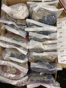 lot 1643 image: approx 20 dozen colorful beaded bracelets
