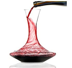lot 242 image: Wine Enthusiast Lead-Free Crystal Vivid Wine Decanter