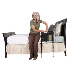 lot 252 image: Able Life Bed Assist Rails - Black