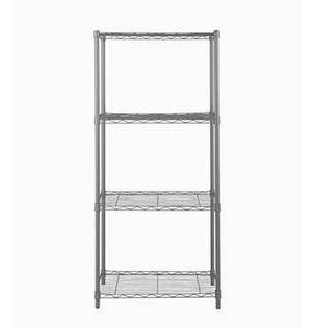 lot 337 image: MULSH 5-Tier Wire Shelving Metal Wire Shelf Storage Rack Durable Organizer Unit Perfect for Kitchen Garage Pantry Organization in Grey,21Wx14 Dx62 H