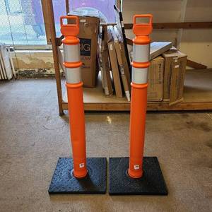 lot 368 image: 2 Warning Cones