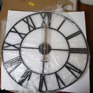 lot 377 image: 24 Oversized Wall Clock