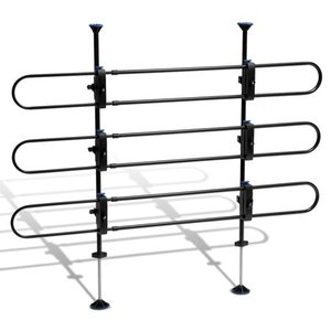 lot 395 image: Solvit Deluxe Tubular Car Barrier