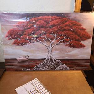 lot 403 image: Canvas Wall Art