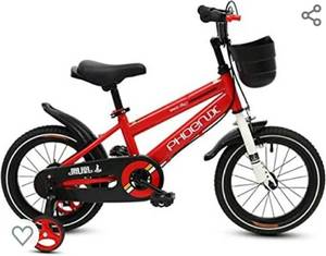 lot 419 image: Phoenix KAKU Kids Bike for Boys and Girls, 12 14 16 18 inch with Training Wheels, in Multiple Colors