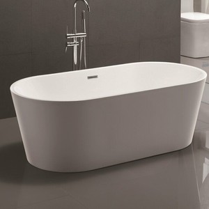 lot 429 image: Freestanding Bathtub Middle Drain.Damaged. See Additional Photos