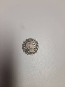lot 112 image: 1905 Barber Dime
