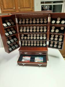 lot 128 image: The Ultimate US State Quarters Collection - 105 Proof S-mint Quarters