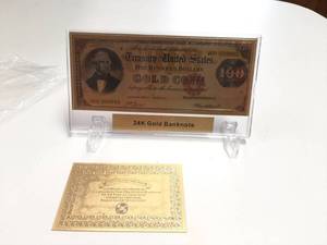 lot 147 image: Gold Banknote
