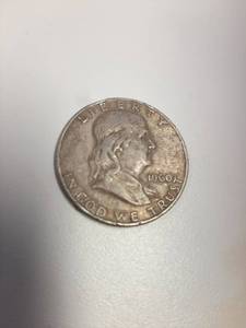lot 149 image: 1960-D Franklin Silver Half Dollar