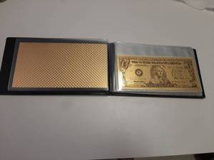 lot 158 image: Set of 7 Gold Banknotes