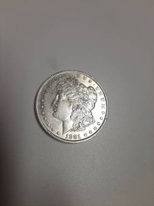 lot 185 image: 1881-O Morgan Silver Dollar
