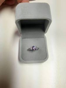 lot 192 image: Ring with Purple Stones