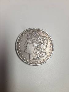 lot 205 image: 1897 Morgan Silver Dollar