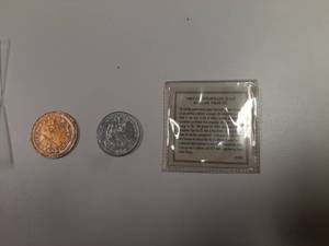 lot 227 image: 2 Replica Coins - Confederate Half Dollar