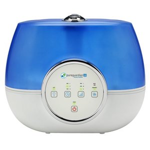 lot 51117 image: Pure Guardian H4810AR Ultrasonic Warm and Cool Mist Humidifier, 120 Hrs. Run Time, 2 Gal. Tank, 600 Sq. Ft. Coverage, Large Rooms, Quiet, Filter Free, Treated Tank Resists Mold, Essential Oil Tray