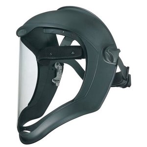 lot 51136 image: UVEX by Honeywell Bionic Face Shield with Clear Polycarbonate Visor (S8500)