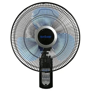lot 51184 image: Hurricane 736565 Fan, Super 8 Oscillating 16 Inch Wall, Black