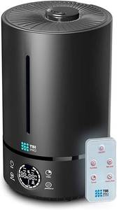 lot 51189 image: Upgraded 2020 Top-Fill 6L Cool Mist Large Humidifier for Home - 360° Humidifiers for Large Room, Bedroom, Basement - Easy to Clean & Fill - Auto Off, For Whole Home, Quiet for Babies, Kids (Black)