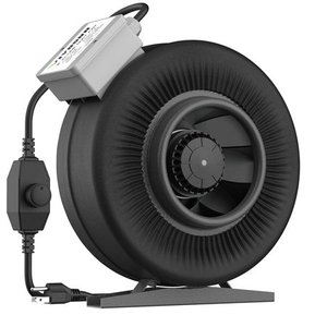lot 51216 image: VIVOSUN 6 Inch 440 CFM Inline Duct Ventilation Fan with Variable Speed Controller