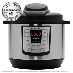 lot 51243 image: Instant Pot Lux 6-in-1 Electric Pressure Cooker, Slow Cooker, Rice Cooker, Steamer, Saute, and Warmer, 6 Quart, 12 One-Touch Programs