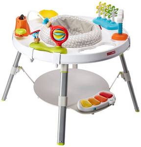 lot 51268 image: Skip Hop Explore and More Babys View 3-Stage Interactive Activity Center, Multi-Color, 4 Months