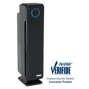 lot 51335 image: Germ Guardian Air Purifier for Large Rooms, True HEPA Filter for Allergies, Pollen, Smoke, Dust, Pet Dander, UVC Sanitizer Eliminates Germs, Mold, Odors, Quiet for Home, Bedrooms, 28�� 4-in-1 AC5350B