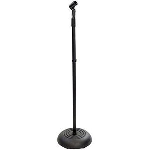 lot 51396 image: Microphone Stand - Universal Mic Mount with Heavy Compact Base, Height Adjustable (2.8�� - 5�� ft.)- PMKS5