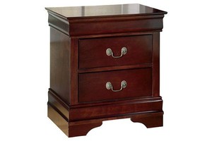 lot 51418 image: Ashley Furniture Signature Design - Alisdair Nightstand - 2 Drawers - Traditional - Rectangular - Dark Brown